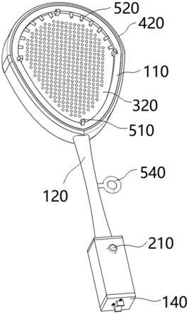 一种方便清洗网罩的电蚊拍的制作方法
