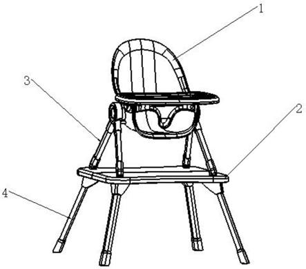 一种多功能儿童餐椅的制作方法