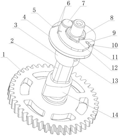 一种通机凸轮轴减压阀结构的制作方法