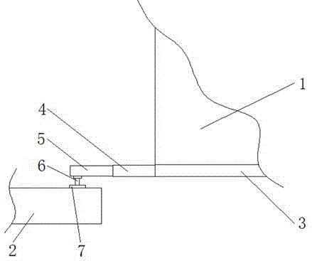 一种伸缩型防踏空门槛用支撑装置的制作方法