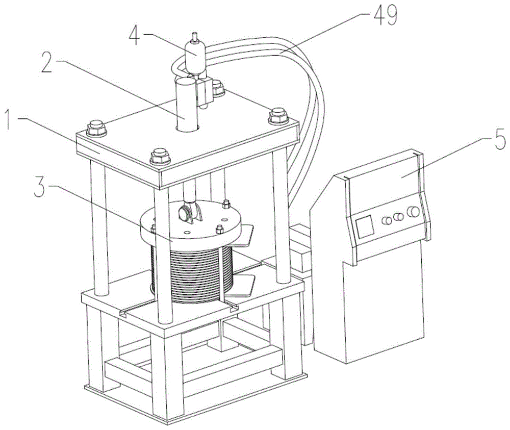 一种带有辅助压紧装置的立式水电解槽的制作方法
