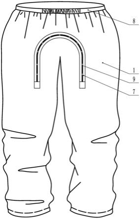 胃肠镜专用病服裤的制作方法