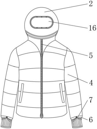 一种具有防寒功能的服装的制作方法