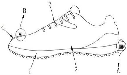 可调节式休闲足球鞋的制作方法