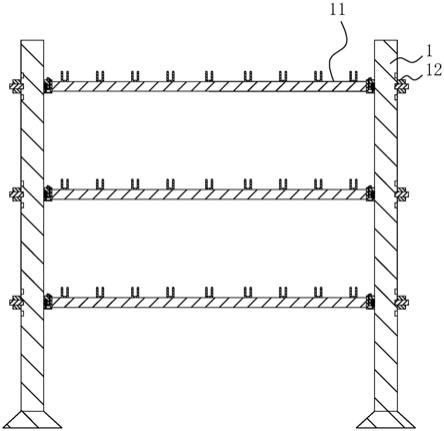 安全带衬片电镀件生产挂具的制作方法