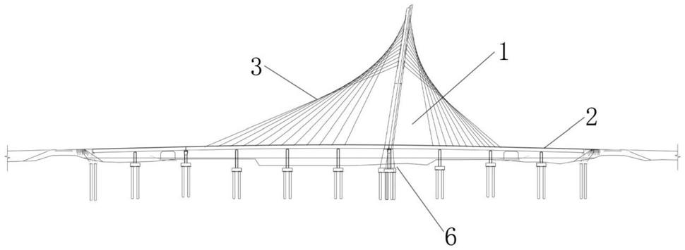 双肢倾斜式桥塔的制作方法