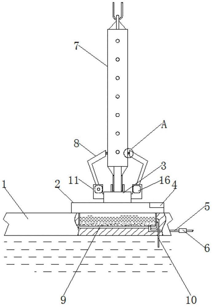 钻机船定位桩的制作方法
