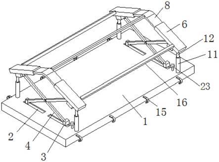 一种多边形篷顶篷房可调节支撑横梁结构的制作方法