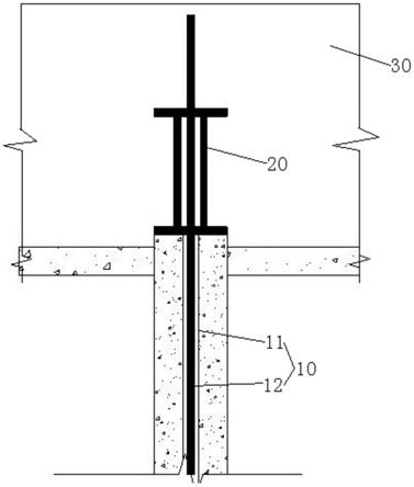 抗浮锚杆张拉端用张力维持装置及抗浮锚杆的制作方法