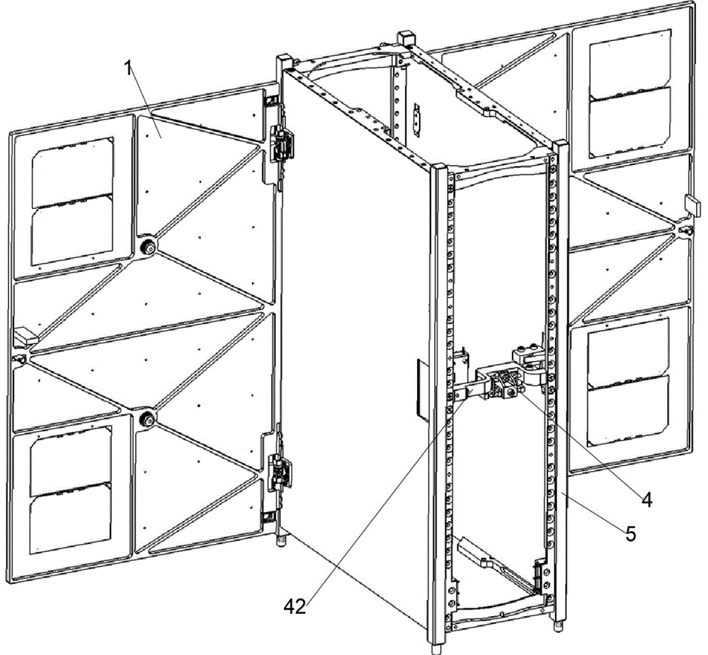 立方星太阳能帆板解锁展开结构的制作方法