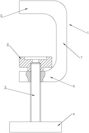 一种钢制真空钎焊用柔性弓形夹的制作方法