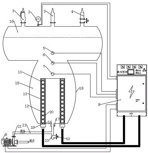 一种内嵌式电磁加热蒸汽发生装置的制作方法