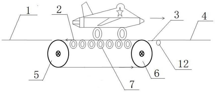 一种航母舰载机起飞复合式跑道的制作方法