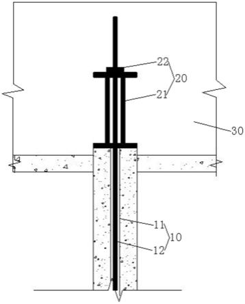 抗浮锚杆张拉端用锚固装置及抗浮锚杆的制作方法