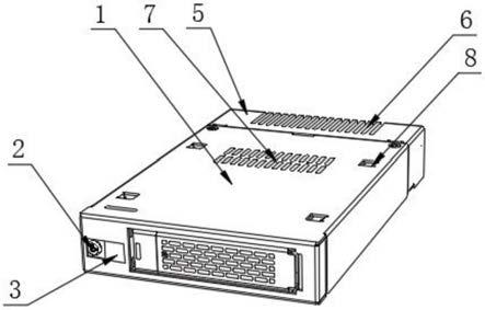一种安装精度高的推入式硬碟抽取盒的制作方法