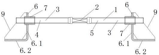 一种定形机导轨用链条拉紧连接装置的制作方法