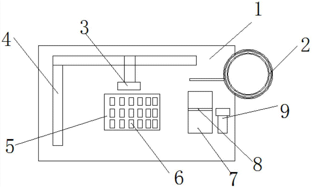 一种适用于约束圈封装设备用于电路板放置的放置托盘的制作方法