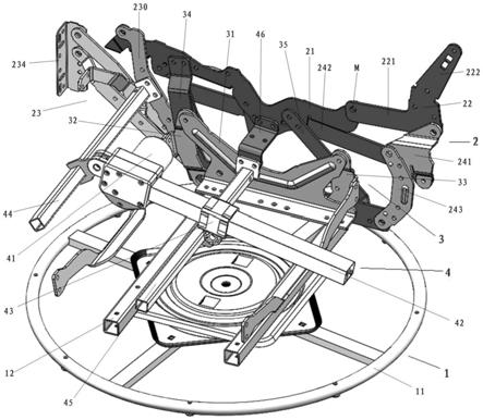 用于可活动的座椅单元的机械伸展装置及座椅单元的制作方法