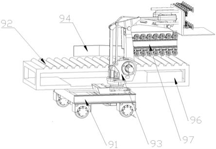 用于货柜车自动检测装车的码垛机构的制作方法