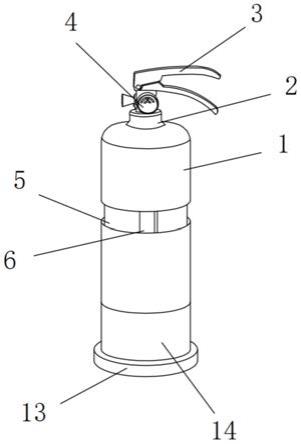 一种应用于电器设备的全氟己酮灭火剂储存罐的制作方法