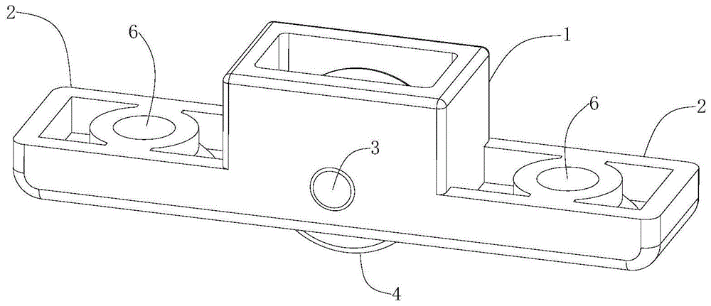 一种冰柜轮式门体滑动装置及新型冰柜轮式门体的制作方法