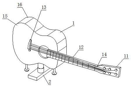 一种音孔音梁延长的吉他的制作方法