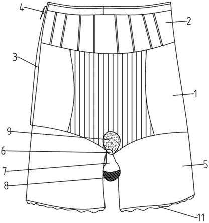 一种轻压塑身高腰裤的制作方法