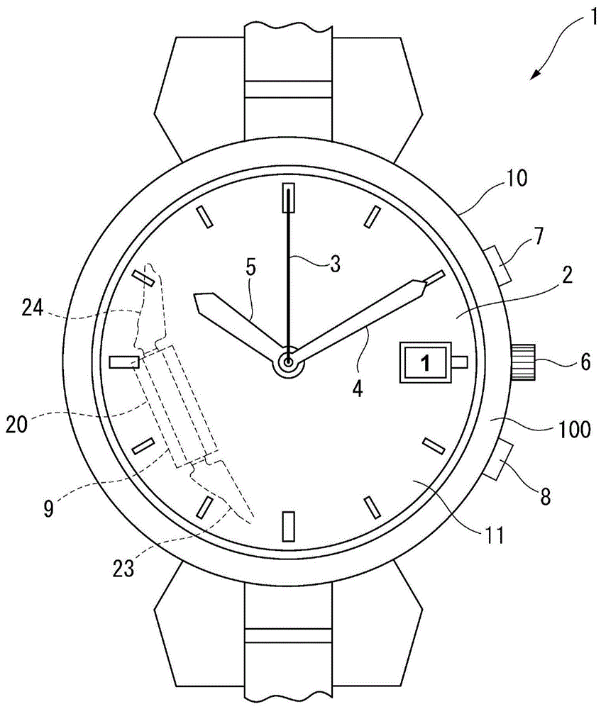 钟表用部件和电子钟表的制作方法