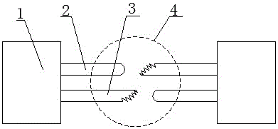中小波纹刷丝四插件结构的制作方法