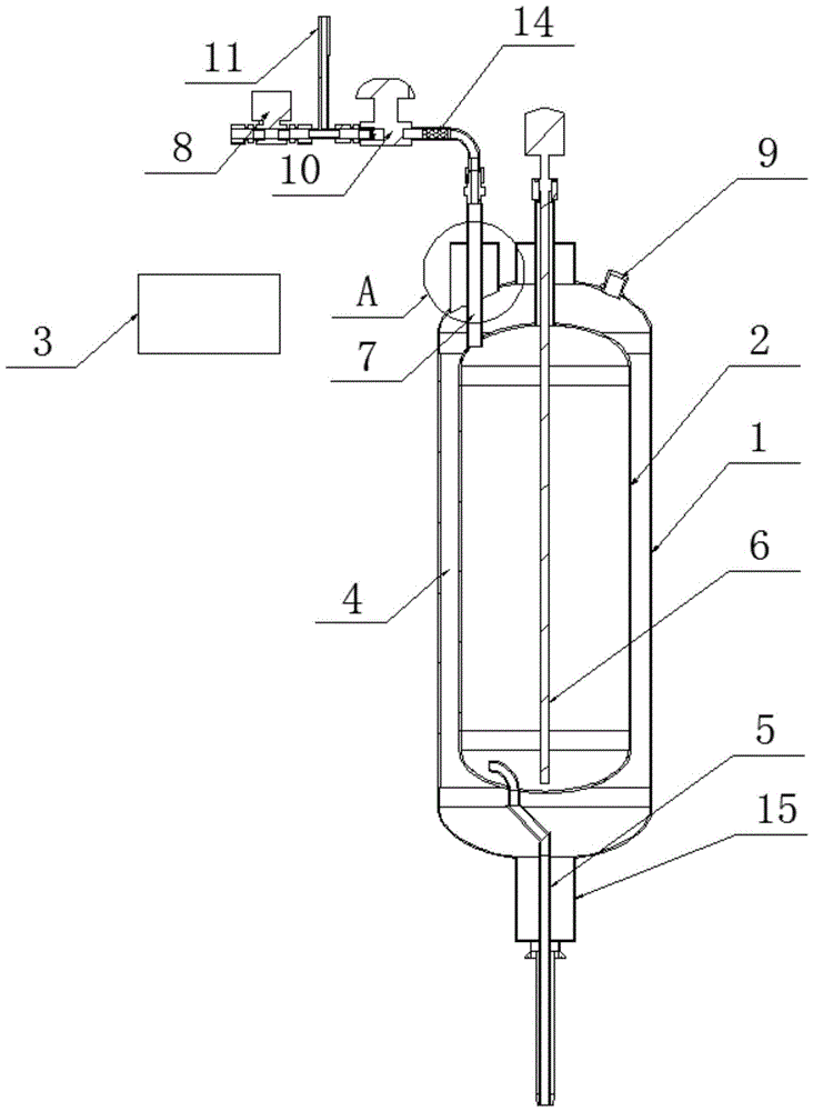 一种用于真空绝热管道的智能型气液分离器的制作方法