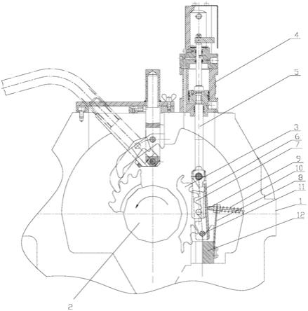 MVR制盐系统汽轮机驱动压缩机液压棘爪式盘车装置的制作方法