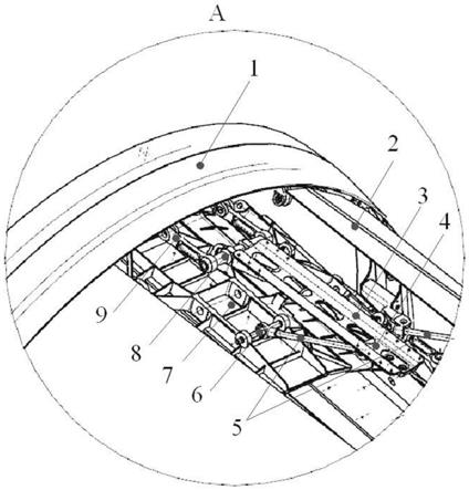 一种发动机尾喷管的主动调节片与主动调节片的连接结构的制作方法