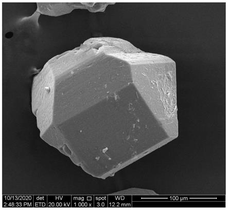 大尺寸β型四钼酸铵单晶颗粒的制备方法与流程