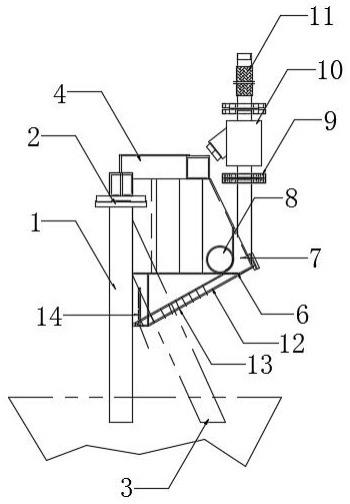 一种H型钢连铸生产线的吹水装置的制作方法