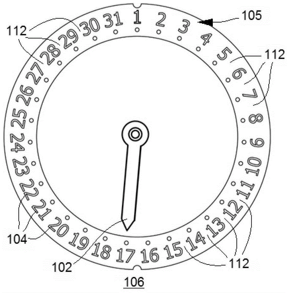 包含可变节距显示的钟表的制作方法