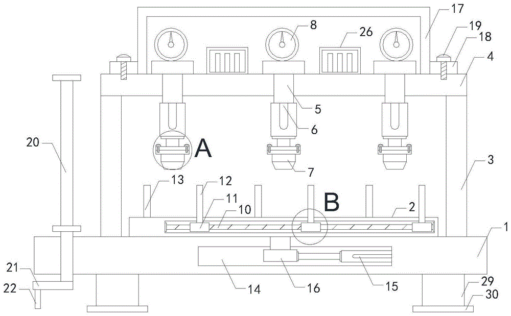 一种塔钟机芯质量检测装置的制作方法
