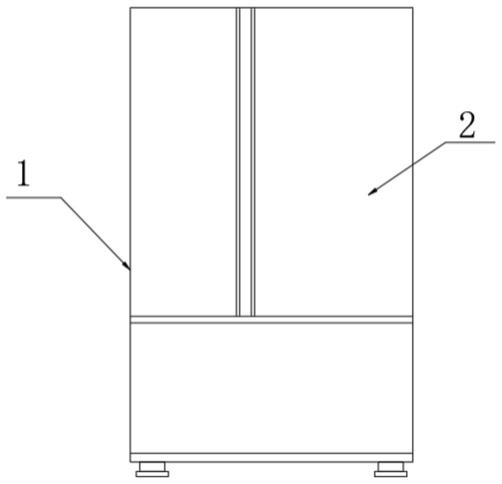 一种双叠门互换冷柜的制作方法