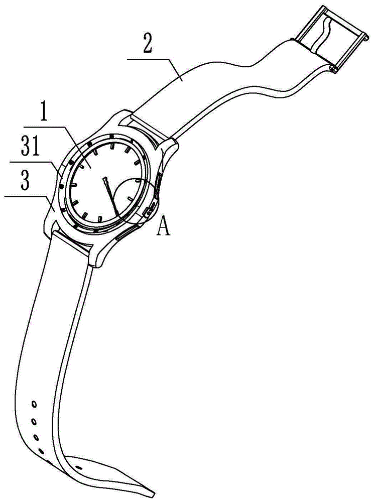一种可拆卸的手表的制作方法