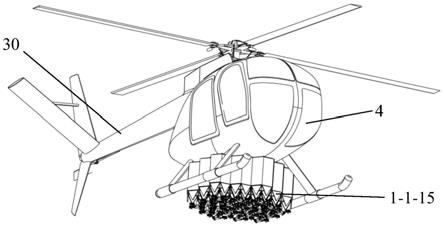 蜂巢式空中无人机发射回收装置、无人机、空中航母的制作方法