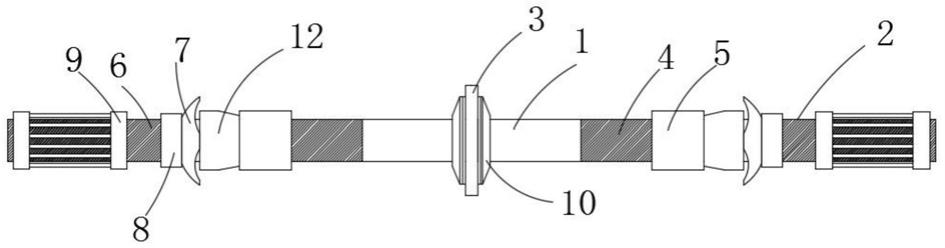 一种具有防弯曲的三段式止水螺杆的制作方法