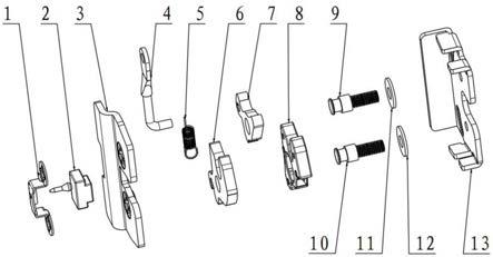 一种小体积汽车座椅靠背锁的制作方法