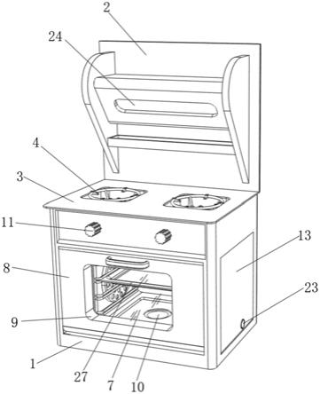 一种可自动注水的蒸箱式蒸烤一体集成灶的制作方法