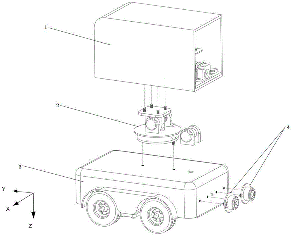一种泵射型勘探小车的制作方法