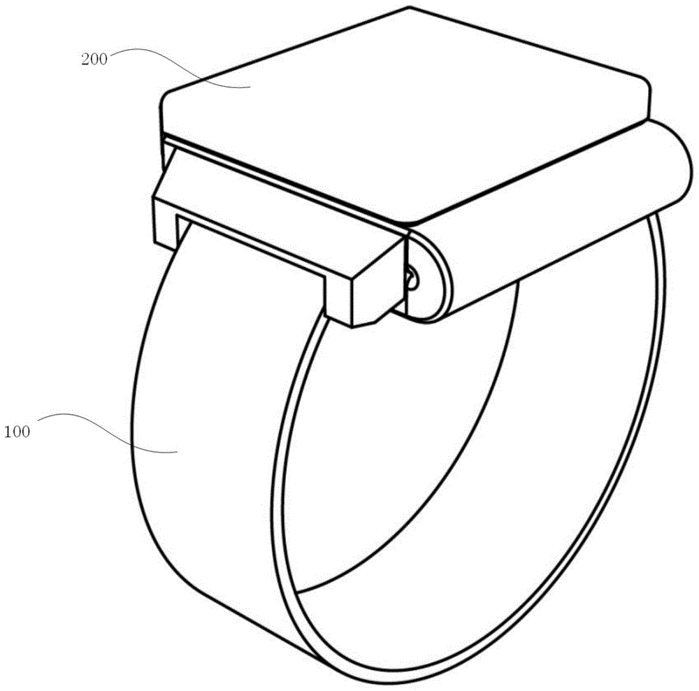一种可折叠柔性屏智能手表的制作方法