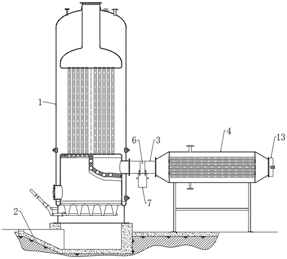 一种立式火管蒸汽锅炉用除灰装置的制作方法