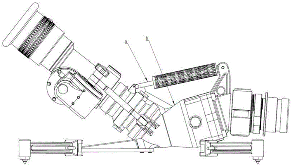 一种消防炮炮体自动回位及阻尼定位装置的制作方法