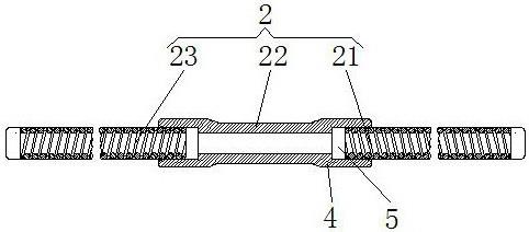一种双段式扣压减震钢芯结构的制作方法