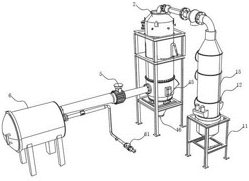 一种具有导流功能的废机油处理混合物分离塔的制作方法