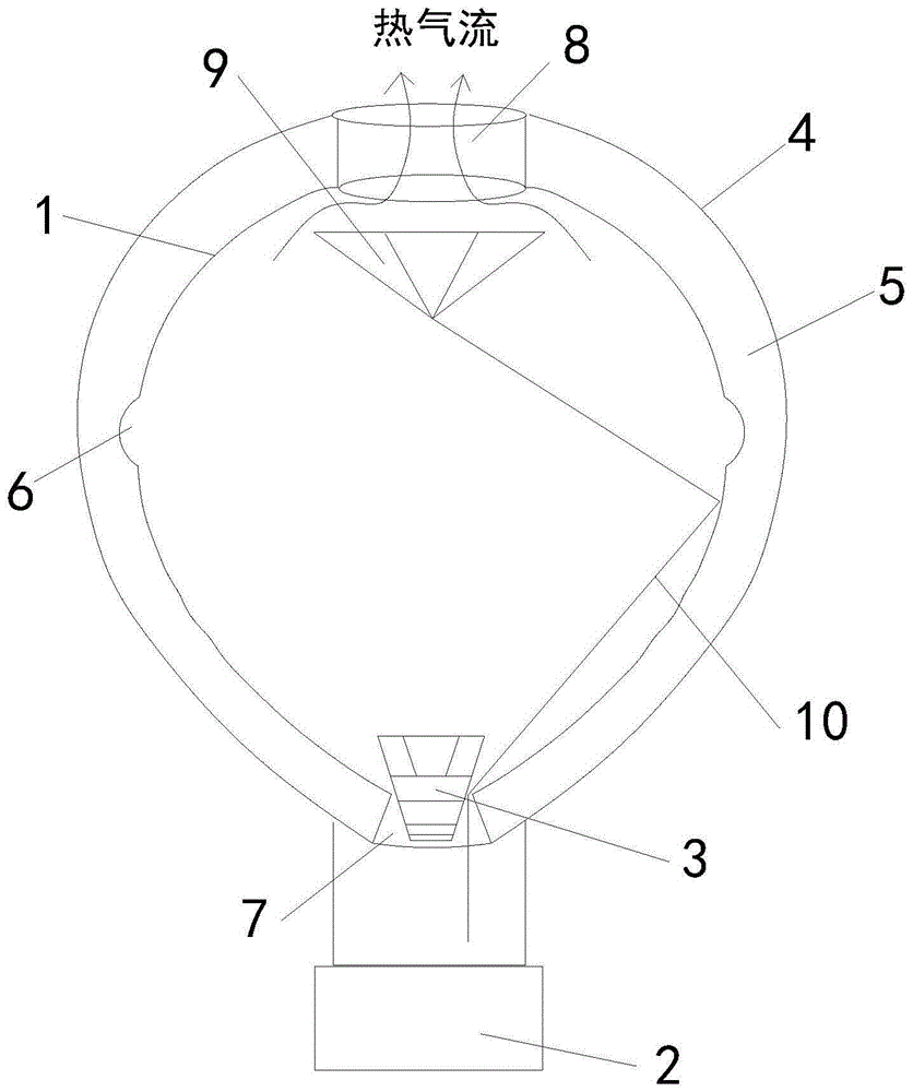 一种双层球囊节能安全型热气球飞行器的制作方法