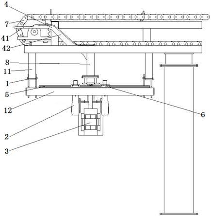 铅锭输送线平移叉料装置的制作方法